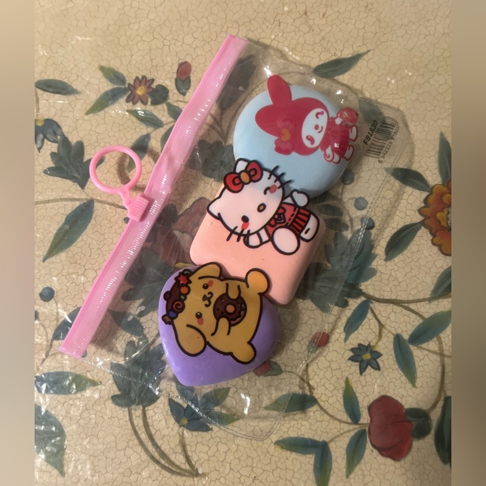 3/$10.00 Sanrio Make up Sponges
